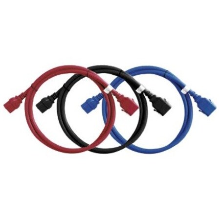 Raritan Securelock Locking Cable (6/Pkg), 3Ft (0.9M), Blue, 16Awg, 1Xiec, PK6 SLC14C19-3FTK2-6PK